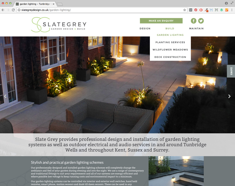 Slate Grey Website colour refresh